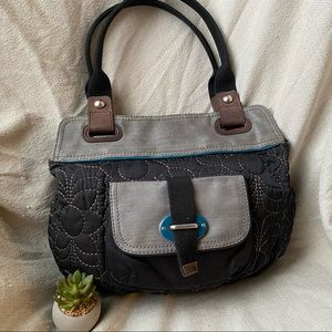 Fossil Key-Per Large Quilted Tote